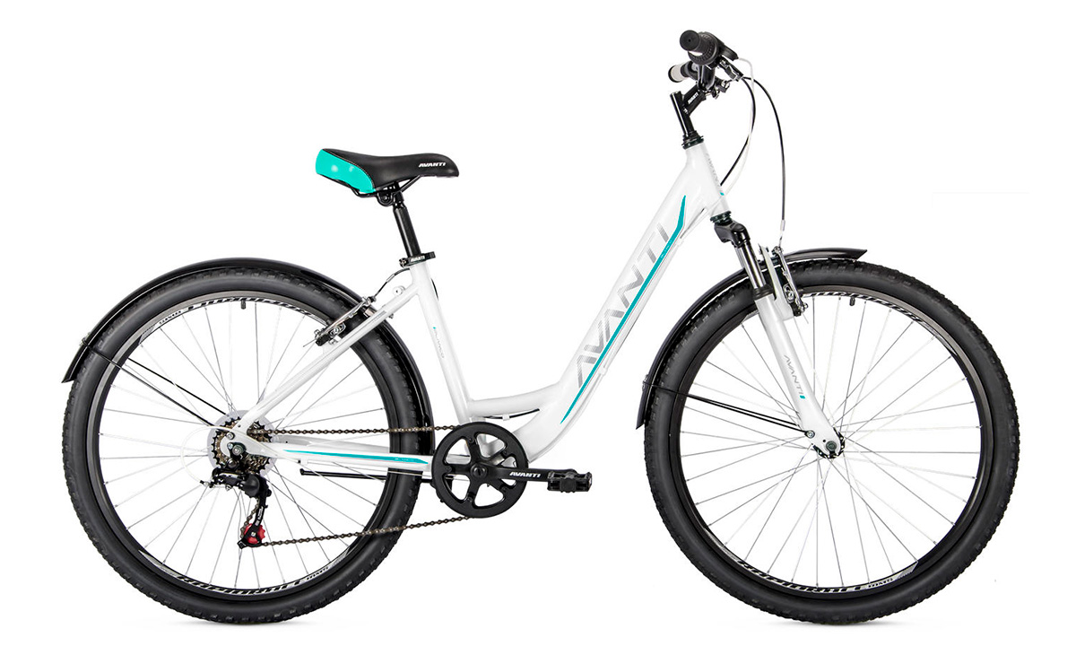 Велосипед Avanti BLANCO 6SPD 26" (2021) 2021 Бело-зеленый
